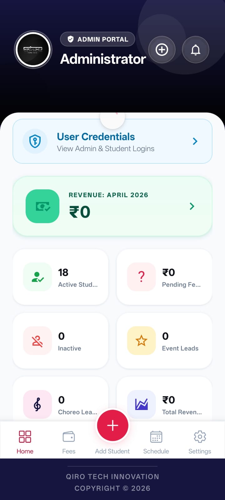 Application Screen