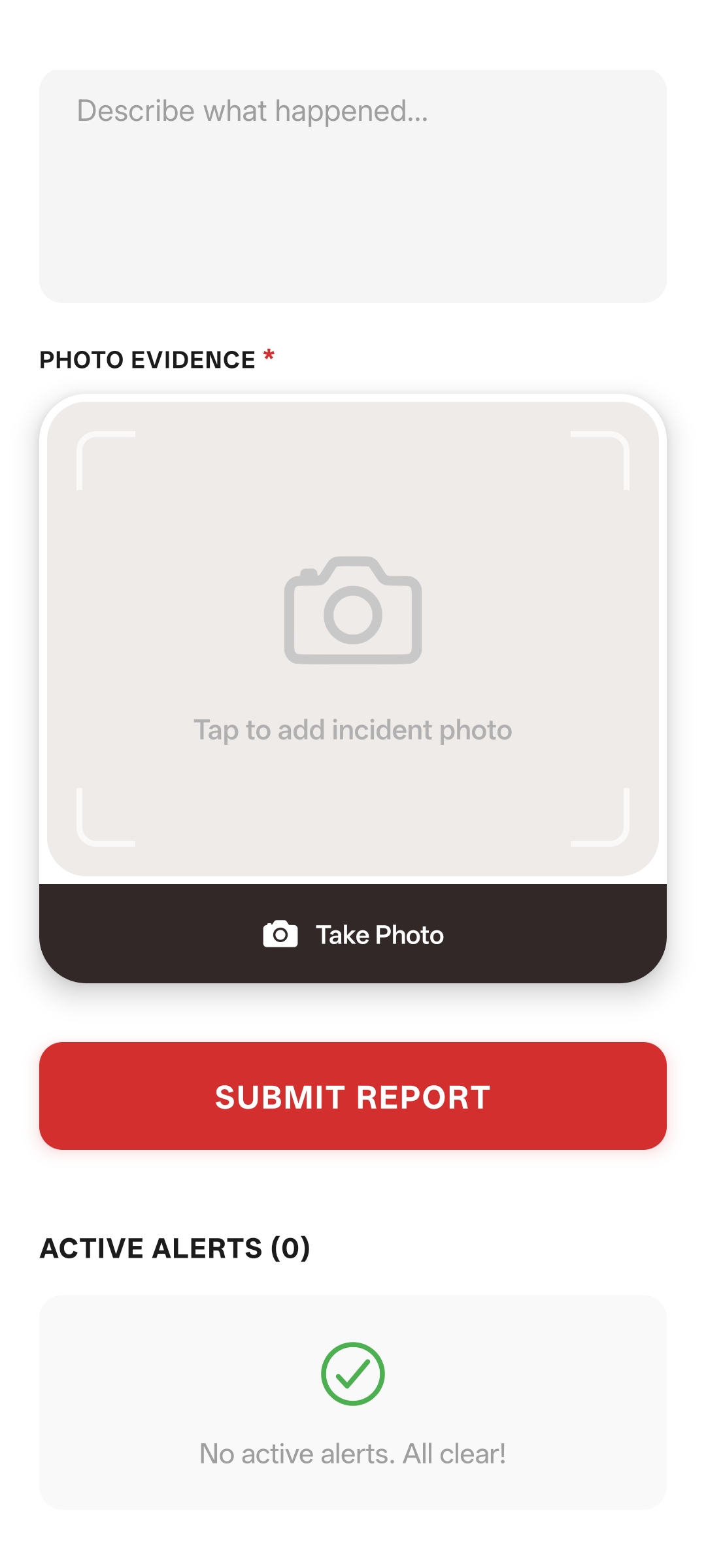 Application Screen